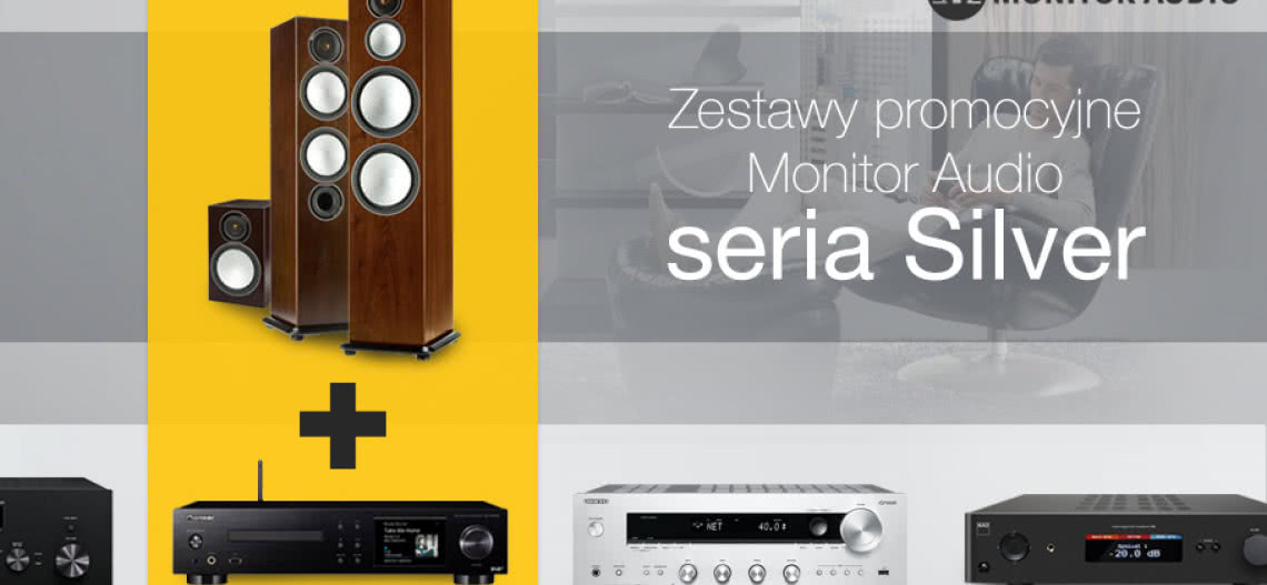 Q21: duża obniżka cen zestawów z kolumnami Monitor Audio Silver