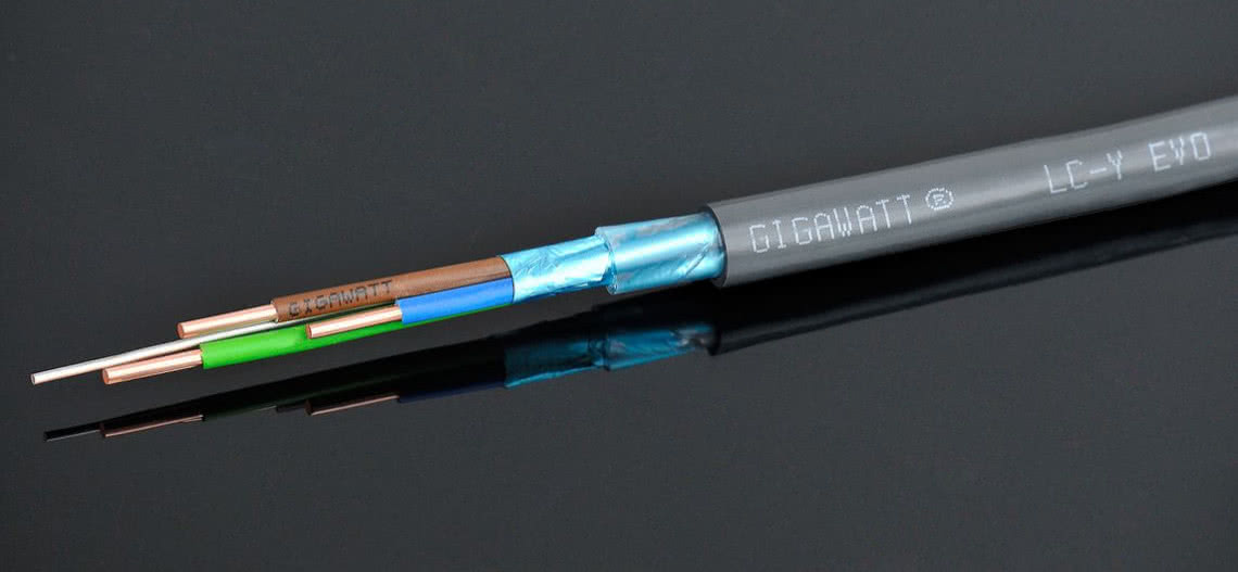 Ekranowany kabel instalacyjny GigaWatt LC-Y EVO 3X4