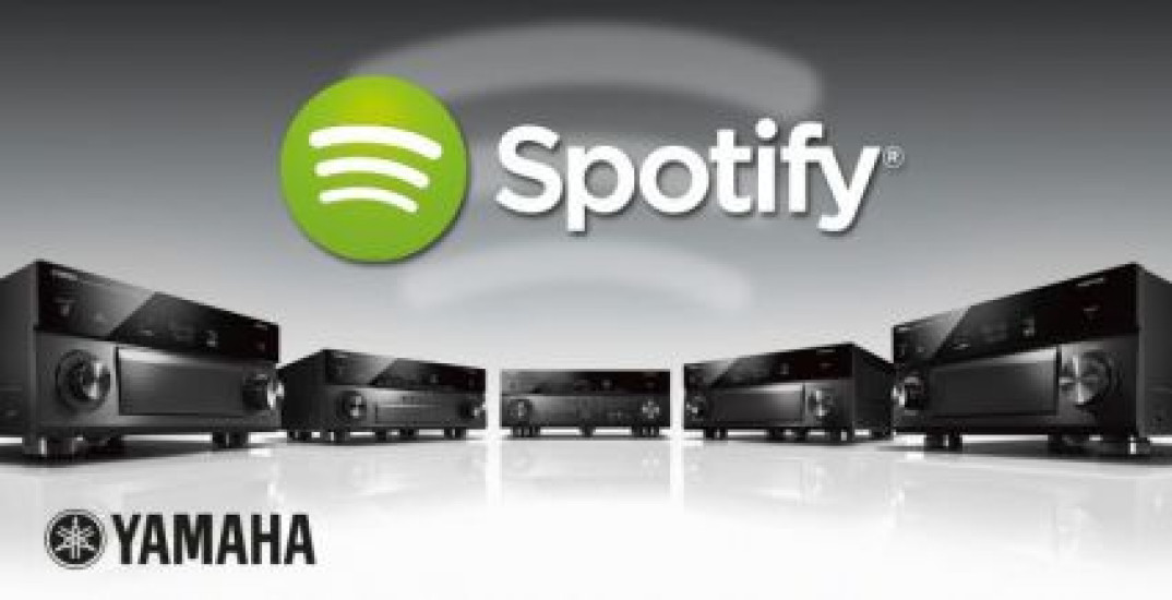 Amplitunery AV Yamahy z obsługą Spotify Connect