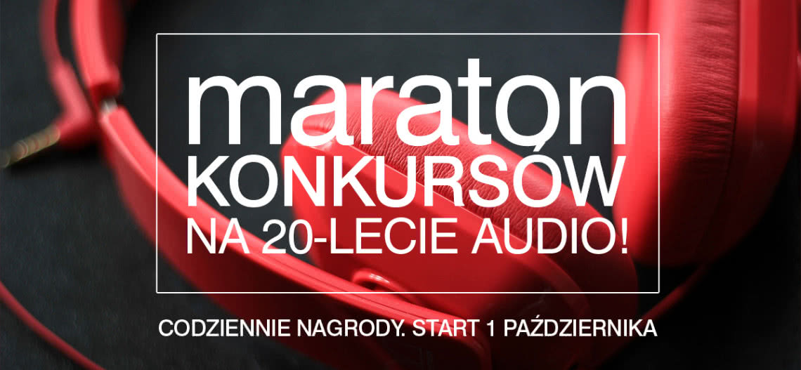 20 lat AUDIO. Wielka feta! Maraton konkursów! Start 1 października