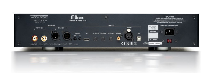 Musical Fidelity M8x DAC - tylna ścianka