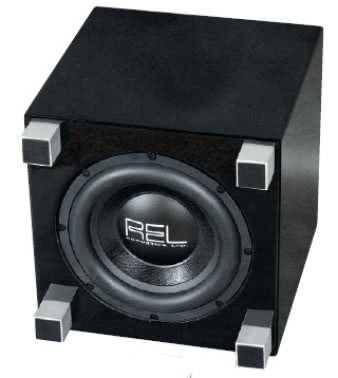 Głośnik T-5 nie jest duży -
"tylko" 20-cm - ale grubym
zawieszeniem i sztywną membraną robi dobre
wrażenie. Zarówno T-5, jak i mniejszy model
T-Zero to konstrukcje z obudową zamkniętą.