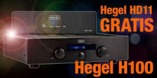 Przetwornik cyfrowo/analogowy Hegel HD11 gratis przy zakupie wzmacniacza Hegel H100 w salonie Q21