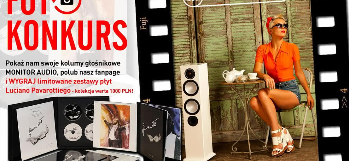 Zrób zdjęcie swoich kolumn Monitor Audio i wygraj luksusowy zestaw płyt