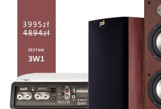 Zestawy z kolumnami Polk Audio promocyjnie w RMS.pl
