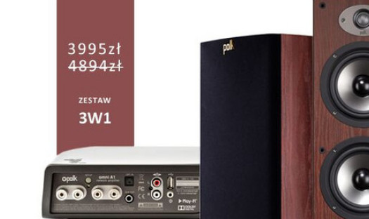 Zestawy z kolumnami Polk Audio promocyjnie w RMS.pl