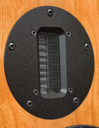 Wstęgowy wysokotonowy jest również zarezerwowany
dla modeli Pro-Aca z najwyższej półki, chociaż
po raz pierwszy pojawił się już kilkanaście lat temu
w zapomnianych modelach serii Future. Model D30
jest też dostępny w tańszej wersji ze „zwykłą” kopułką
wysokotonową.