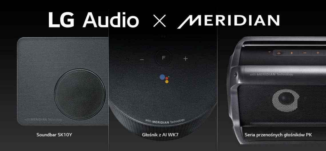 Głośniki Bluetooth LG z serii PK 