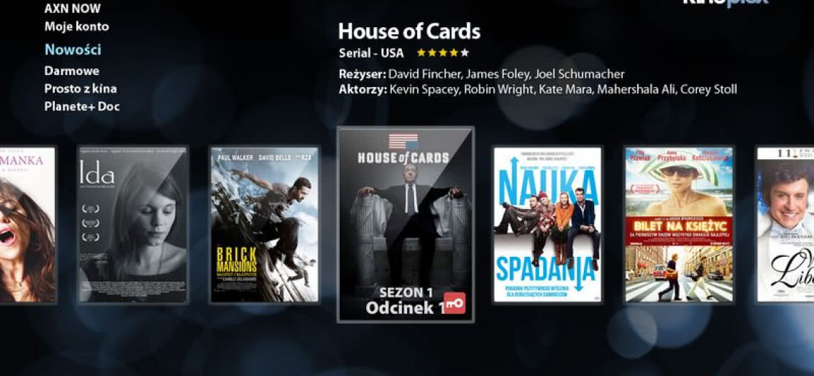 Aplikacja Kinoplex.pl dostępna na telewizorach Philips Smart TV