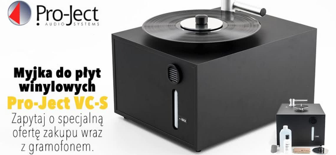 Myjka do płyt winylowych Pro-Ject VC-S w salonie Q21