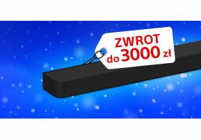Rozpoczęła się promocja cashback na soundbary z serii BRAVIA Theatre. Do zdobycia nawet 3000 złotych zwrotu