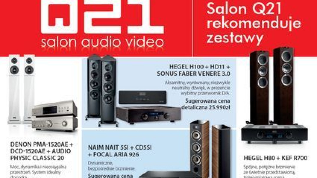Specjalne zestawy hi-fi w lutowej ofercie Q21 z Pabianic