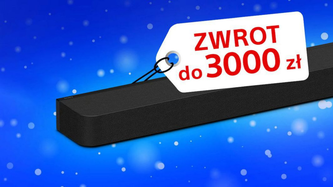 Rozpoczęła się promocja cashback na soundbary z serii BRAVIA Theatre. Do zdobycia nawet 3000 złotych zwrotu