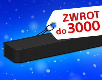 Rozpoczęła się promocja cashback na soundbary z serii BRAVIA Theatre. Do zdobycia nawet 3000 złotych zwrotu