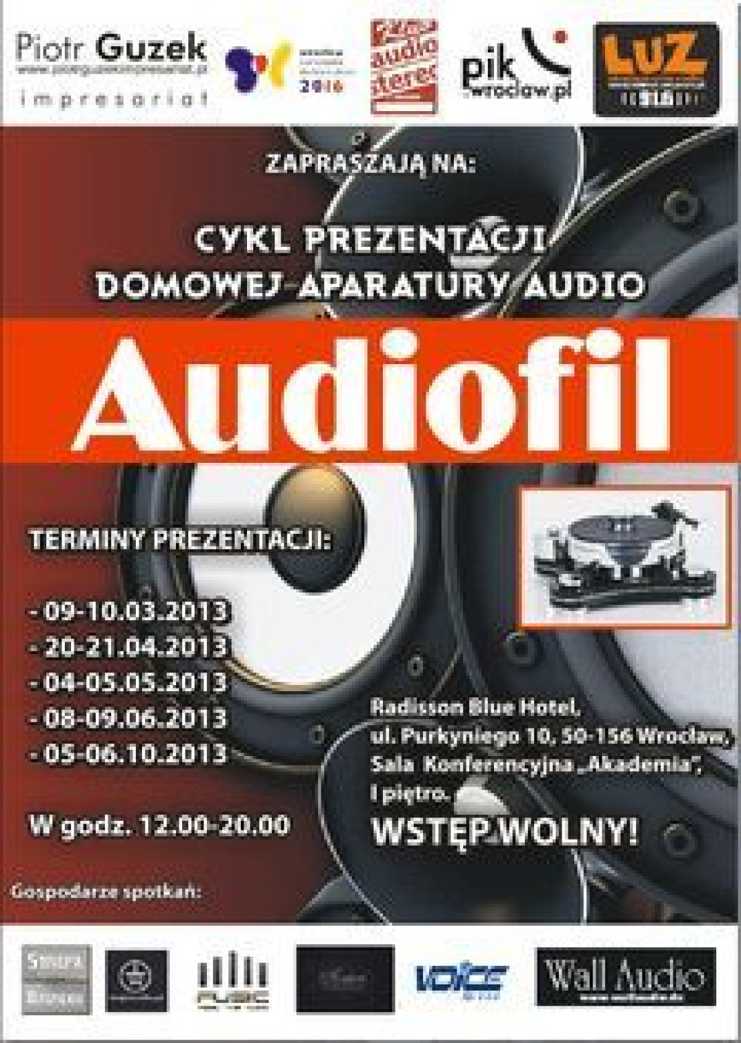 AUDIOFIL - kolejne edycja spotkania na początku czerwca