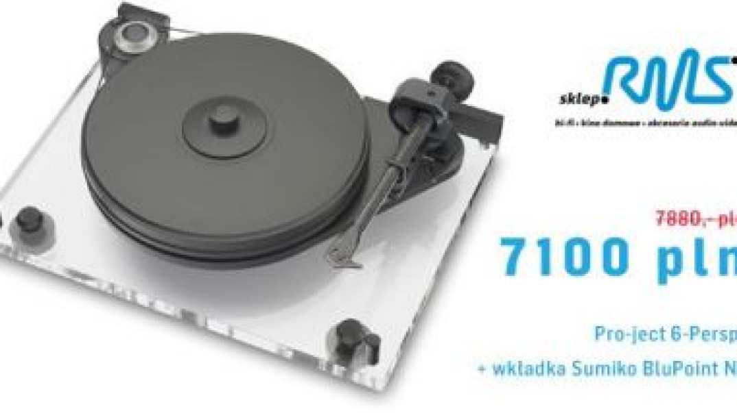 Pro-ject 6-Perspex i Sumiko BluPoint No.2 taniej w salonie RMS