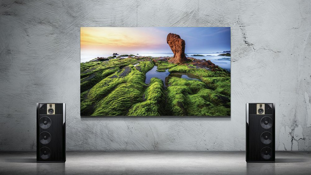 Wyświetlacz Samsung The Wall z głośnikami Steinway Lyngdorf