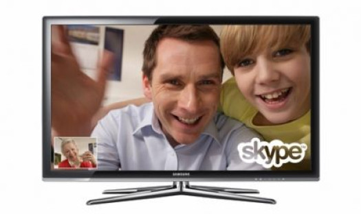 Skype w telewizorach HDTV Samsunga
