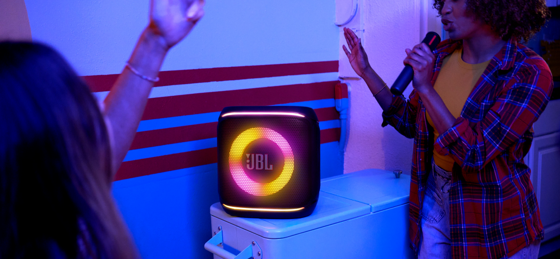 JBL Partybox Encore 2 - efekty świetlne i wejście gitarowe