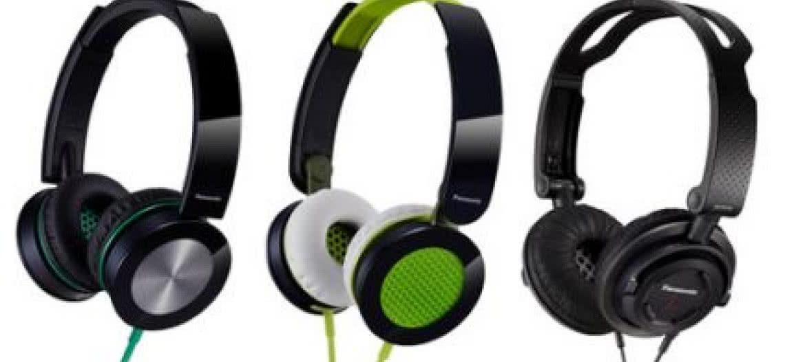 Słuchawki Panasonic XS400, HXS200 i DJS150