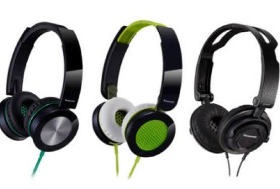 Słuchawki Panasonic XS400, HXS200 i DJS150