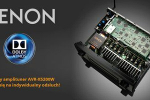Amplituner wielokanałowy Denon AVR-X5200W w salonie Q21
