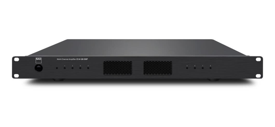 Wielokanałowy wzmacniacz NAD CI 8-120 DSP