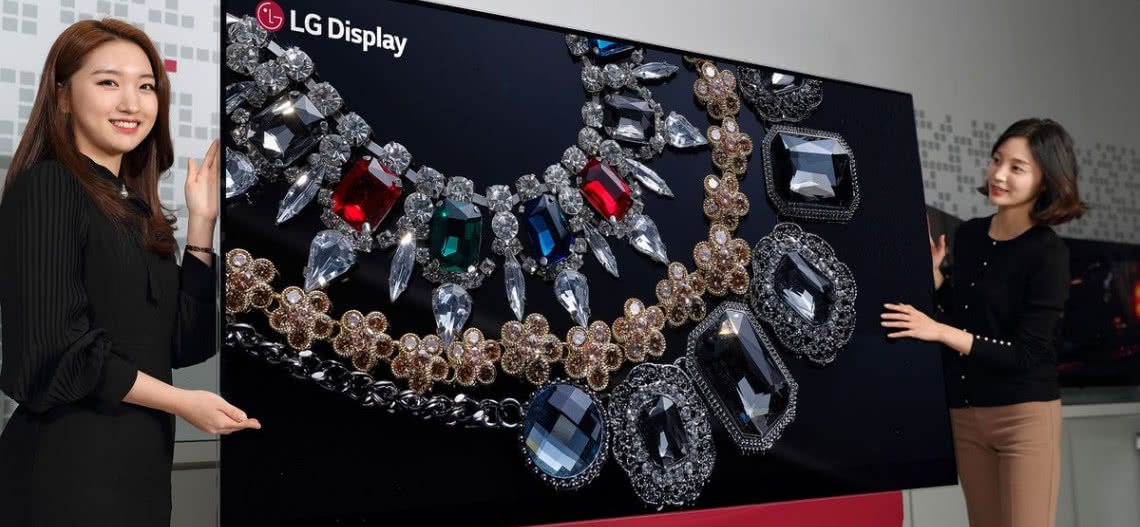 Kolejny debiut na CES 2018 - panele LG OLED 8K