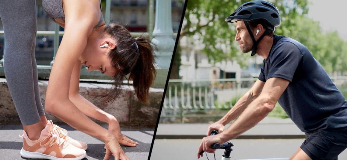 Te słuchawki świetnie sprawdzą się w sporcie, a na dodatek same się zdezynfekują. Poznaj LG TONE Free FN7