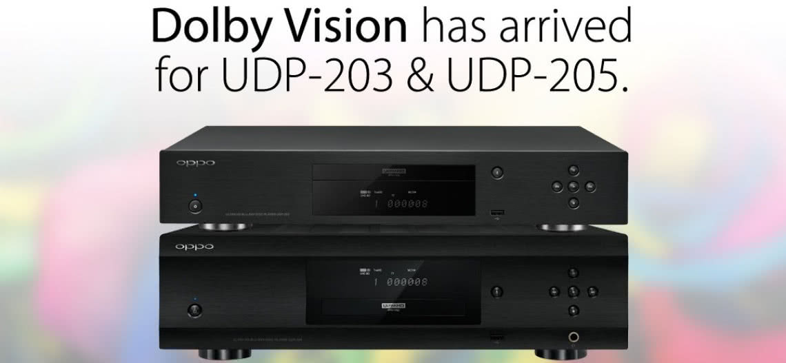 OPPO UDP-203 i UDP-205 teraz z Dolby Vision