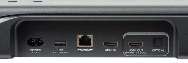 Jedno wejście i jedno wyjście HDMI, a w rezerwie czeka złącze optyczne i USB dla nośników.