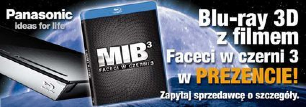 Panasonic rozdaje "Facetów w czerni 3"