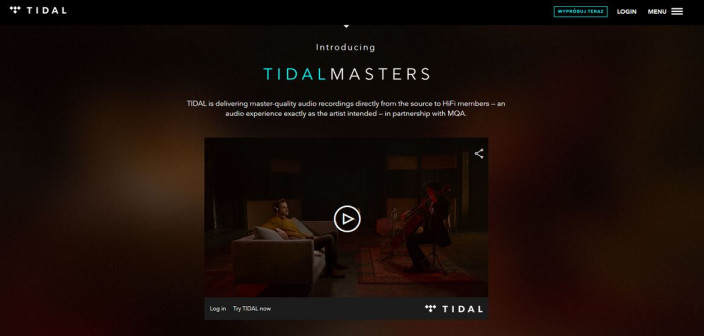 Tidal Masters: Streaming muzyki teraz w studyjnej jakości