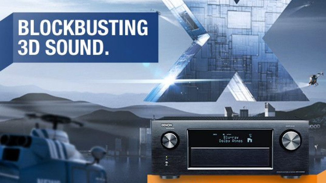 Amplitunery wielokanałowe Denon AVR-X1300W i AVR-X2300W w salonie Q21