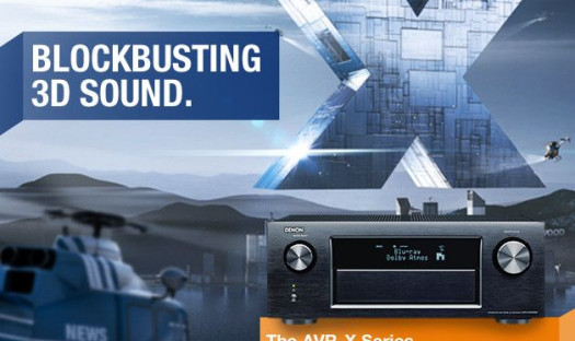 Amplitunery wielokanałowe Denon AVR-X1300W i AVR-X2300W w salonie Q21