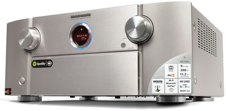 Marantz AVサラウンドレシーバー SR7010 マランツ、HDAM搭載でAtmos/DTS:X対応のAVアンプ最上位「SR7010