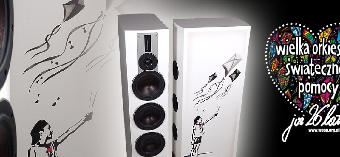 Jedyne takie kolumny na świecie - Dali Rubicon 8 na aukcji WOŚP