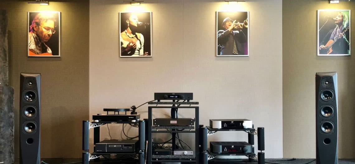 Prezentacja kolumn Opera grand Mezza w salonie Q21