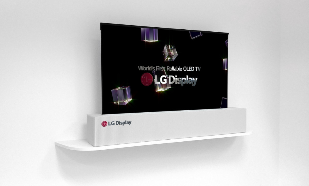 LG i panel OLED UHD, który można zwinąć w rolkę