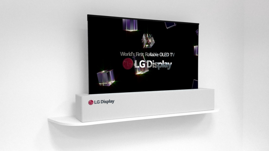 LG i panel OLED UHD, który można zwinąć w rolkę