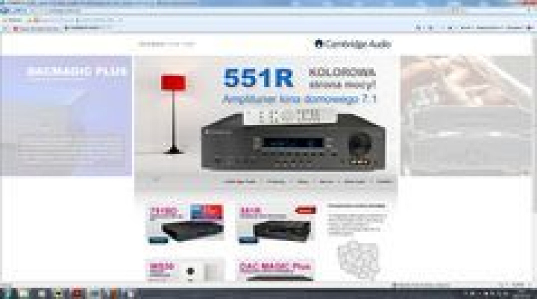 Polska strona www Cambridge Audio