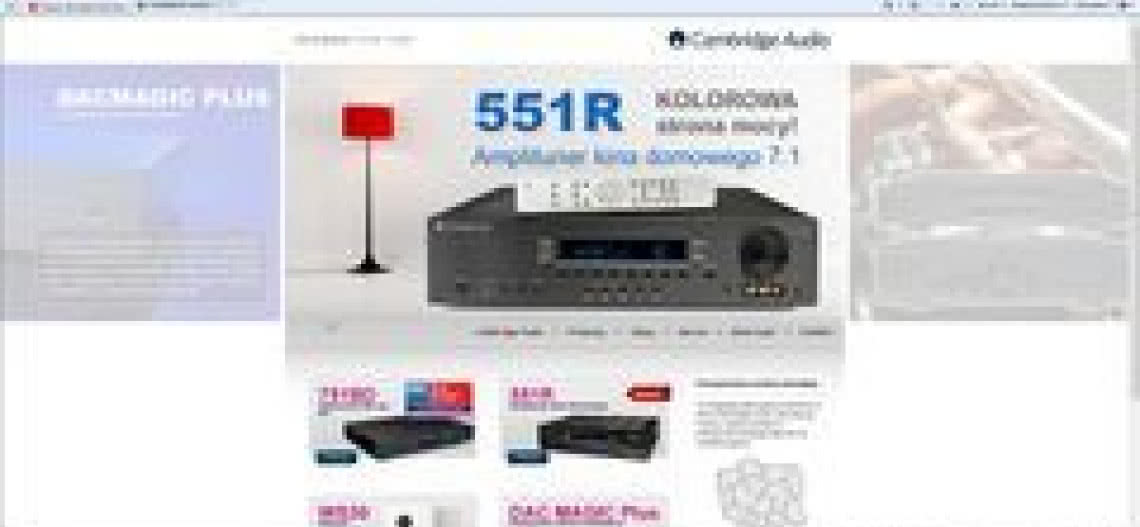 Polska strona www Cambridge Audio