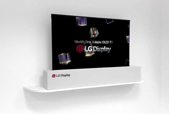 LG i panel OLED UHD, który można zwinąć w rolkę