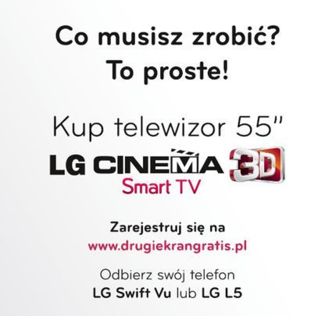 LG dołącza mobilne prezenty do swoich telewizorów